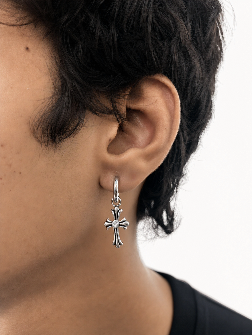 CROSS EARRING